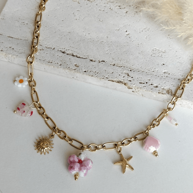 Collier à breloques Néréa