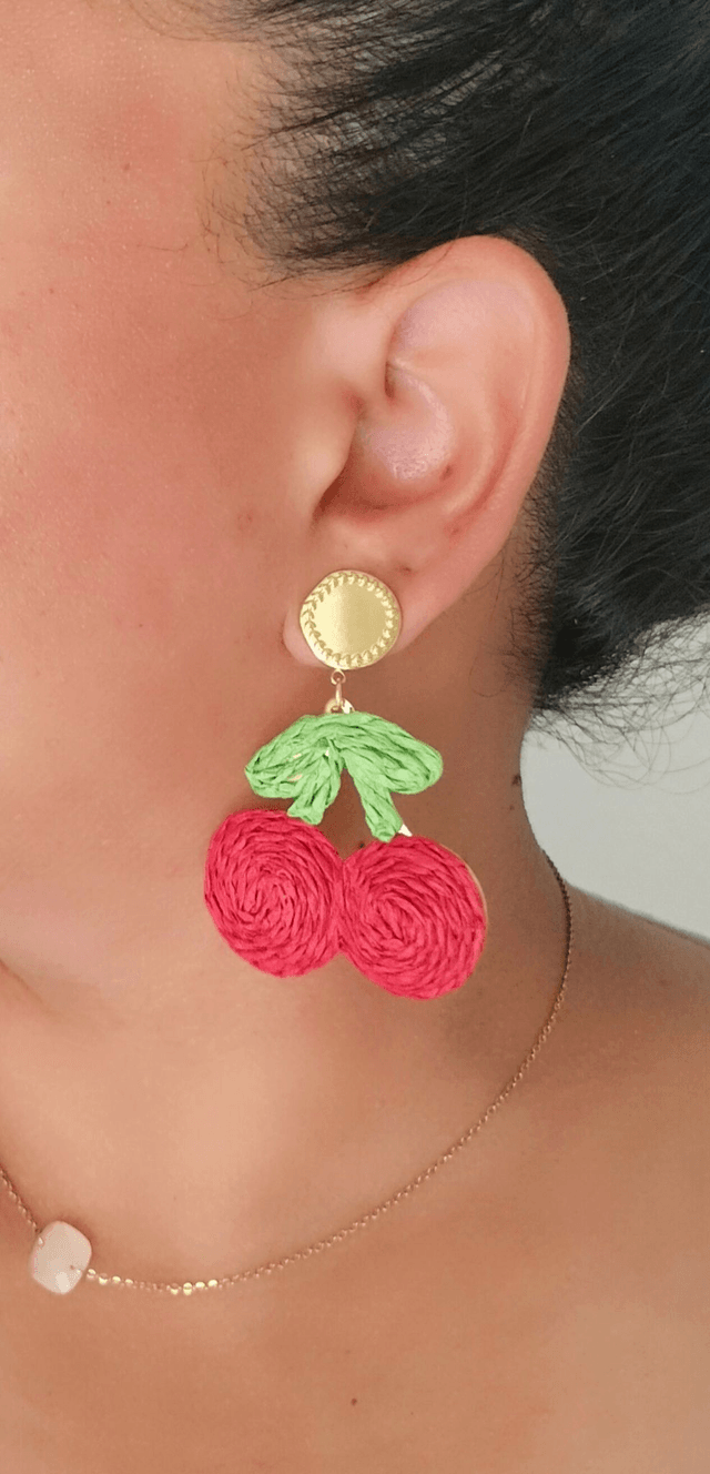 Boucles d'oreilles Cerise 