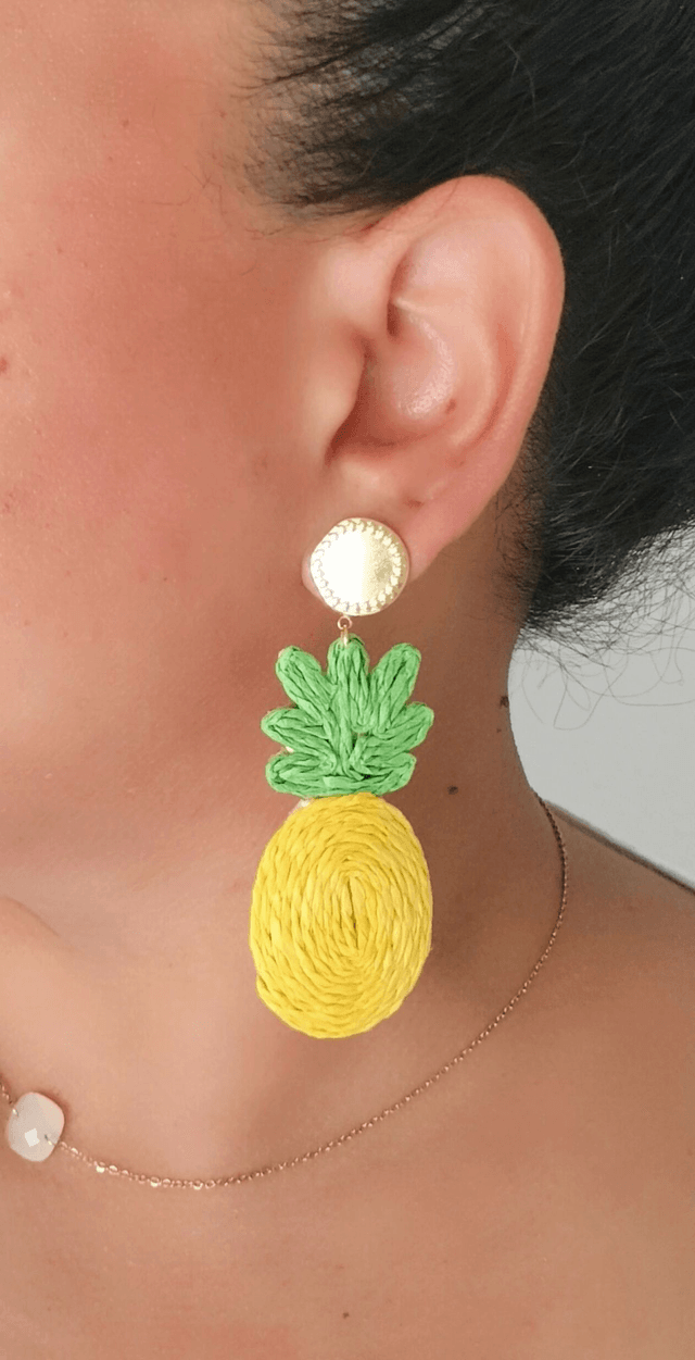 Boucles d'oreilles Ananas